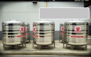 ถังเก็บน้ำสแตนเลสตราเพชร 2000ลิตร T0893269545